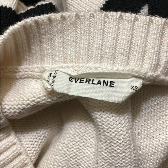 Everlane Organic Cotton Striped Sweater Relaxed Fit Size XS - Picture 4 of 6